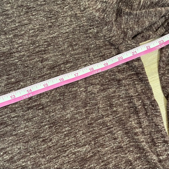 PENDING John Varvatos NWT Wool/Linend Sweater, Men’s L, Oxblood (Heathered Plum) - Picture 6 of 9